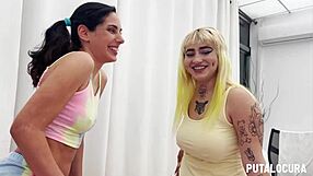 Putalocura - Trio Swallowing Torbe's Load with Linda del Sol