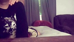 Neighbor visits for gay sex while wife away pt1