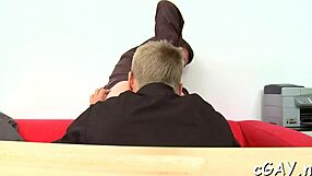 Frantic wild gay sex