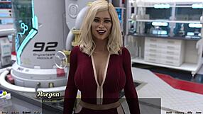 Stranded in space 19, checking out cute robot girl!