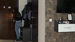 home camera shot of me hard fuckin my ex girlfriend who stealed at my home and cummin on her pussy