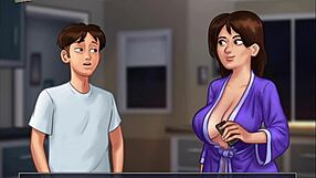 I can’t stop watching sexy Jamie in the shower, Summertime Saga 4!