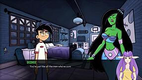 Danny Phantom's Amity Park Redux Part 17 - A sexy animated game