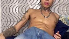 Brazilian Guy Jerked Off Rough After Failing To Get Laid At Party