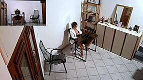 Office worker gets humiliated and fucked by a client