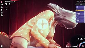 honey select white-haired girl fucks intensely