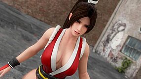 mai surrenders to blowjob and doggystyle fucking with cum in mouth