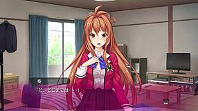 Watch the bukkake hentai game with lingerie blowbang