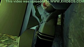 Kyller's hot alley action in animated hentai film
