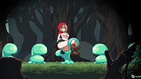 Dragon defeats Bonus & Rose – Demon Beast in Japanese hentai game