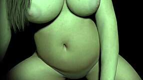 Beautiful Plum Girl Riding Dildo In The Dark – Can You Handle It?