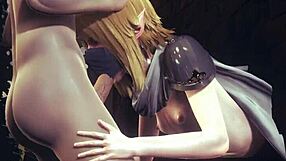 yaoi femboy zelda and link in wild 69 threesome anime action