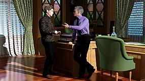 Does Aaron knock up Issa in this baby bump cartoon?