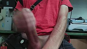 Masturbating at work on my desk my boss couldve found me.