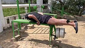 Forest sex after workout, wanna sneak a peek with us?