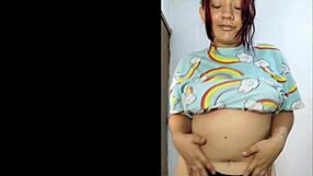 Sexy Curvy Young Babe Dances with Big Natural Tits and Ass