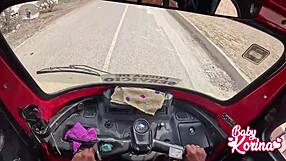 I picked up a slutty schoolgirl on my mototaxi and sucked her off outdoors.