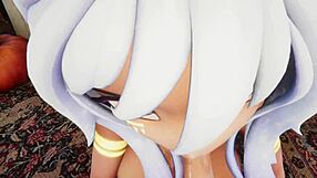Hentai Vtuber Elfie Love Gives Blowjob POV