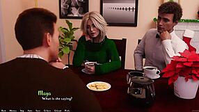 What happens at the christmas party in being a dik 240?