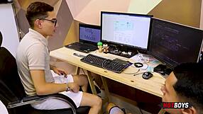 Is That Big Cock Fucking Him Hard?