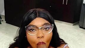 Stepsister teaches Russian handjob to amateur Colombian teen