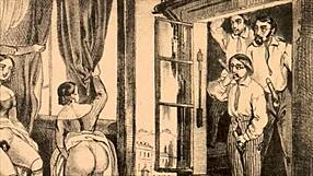 Vintage erotic illustration with classic charm