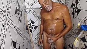 Gugu Dances in Bathroom with Hard Dick!