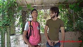 Will Greedy Latino Teens Fuck for Money? Watch Their Outdoor Blowjob Sessions!