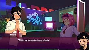 Anime loser gets fucked by winner in contract animation