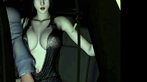 3d cute asian babe in sexy lingerie has hardcore sex with big cock