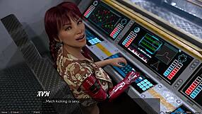 Stranded in space 19, checking out cute robot girl!