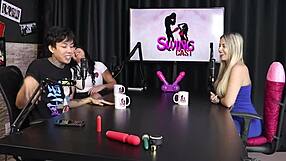 Brazilian Lingerie Group In See Through Swingers Fun