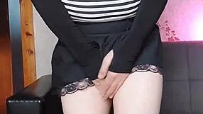 pink pants pink dress sexy sissy crossdresser big white ass slut gay