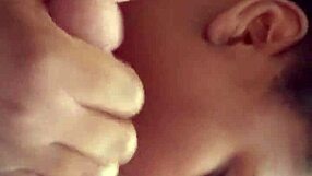 Good neck sucking by ebony milf