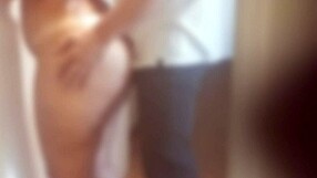 Did sneaky pizza delivery guy catch us naked on hidden cam without sound?