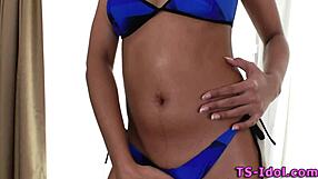 Asian Ladyboy Tugs And Cums - Can You Handle It?