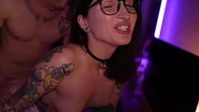 Did my sneaky stepbro set me and my girlfriend up for anal and double blowjob?