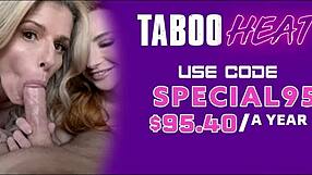 nikki brooks, free use step mom, waits in bed. she craves a facial from me.