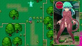 Mage kanades futanari dungeon 4: feet cum covered?