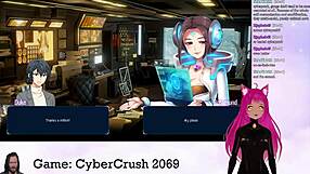 Vtuber Lewdneko Plays Lewd Game with Big Tits