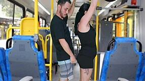 hey man, watch this morena get rubbed off on the bus till climax