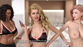 Lesbian Teens Struggle in Hard Anal Game