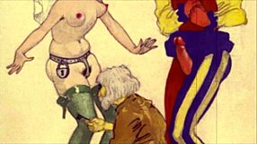 Vintage erotic illustration sparks subtle naughty thoughts