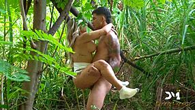Outdoor Fun with Horny Big-Titted Neighbor Danner Mendez