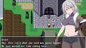 Outdoor anime sex with humiliation in Grace of the labyrinth town part 5