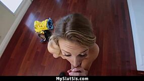 Stepbro Creepily Follows Stepsis To Her Room!