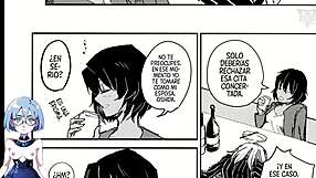 visitante de medianoche in the game anime hentai series, what happens next?