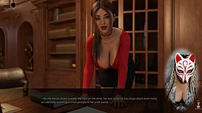 The office 1 - sexy secretary with huge boobs playful fox huge milf brunette skirt babe at work upskirt sexy anime hentai