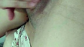 Close-up shots of natural tits and female ejaculation