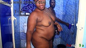 Patricia's hardcore shower scene with softkind for big black cock lovers